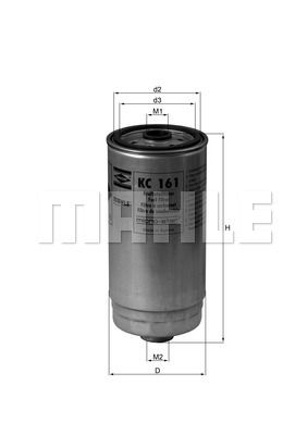 KNECHT Топливный фильтр KC 161