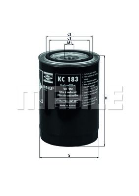 KNECHT Топливный фильтр KC 183