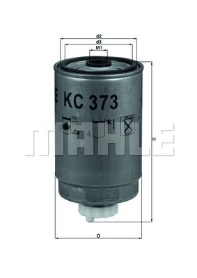 KNECHT Kütusefilter KC 373
