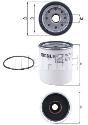 KNECHT Топливный фильтр KC 376D