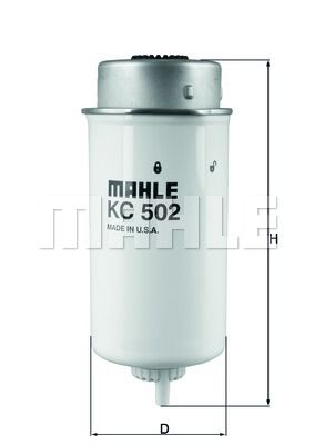 KNECHT Kütusefilter KC 502