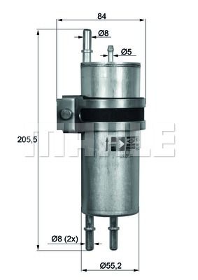 KNECHT Топливный фильтр KLH 11