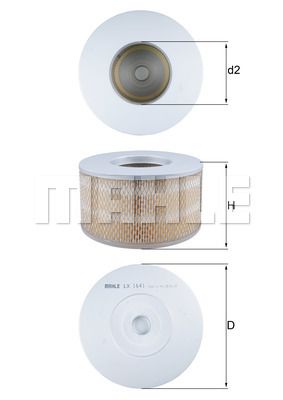 KNECHT Õhufilter LX 1641