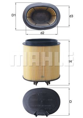 KNECHT Воздушный фильтр LX 2974