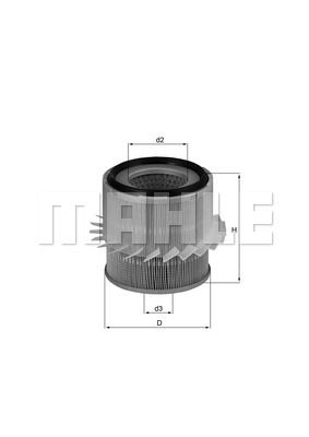 KNECHT Воздушный фильтр LX 683