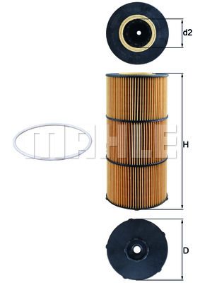 KNECHT Õlifilter OX 832D