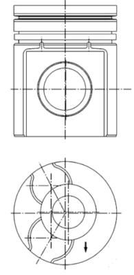 KOLBENSCHMIDT Поршень 40255600