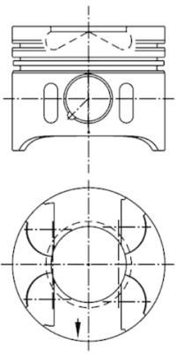 KOLBENSCHMIDT Kolvid 41014620