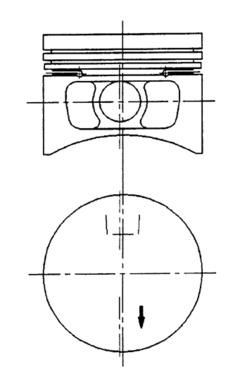 KOLBENSCHMIDT Kolvid 92396604