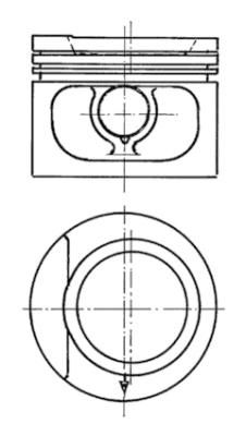 KOLBENSCHMIDT Поршень 93876600