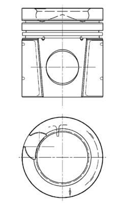 KOLBENSCHMIDT Remondikomplekt, kolb/ silindrihülss 99900960