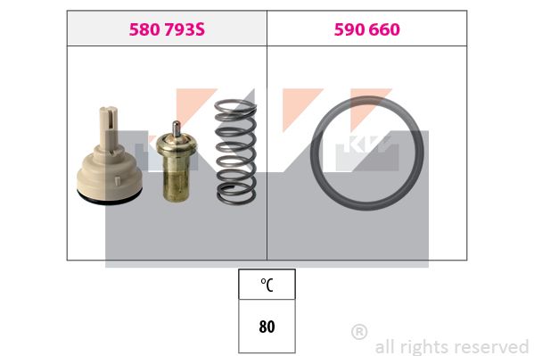 KW Термостат, охлаждающая жидкость 580 793