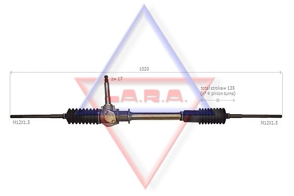 LA.R.A. Рулевой механизм 240001