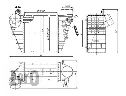 LORO Kompressoriõhu radiaator 003-018-0003