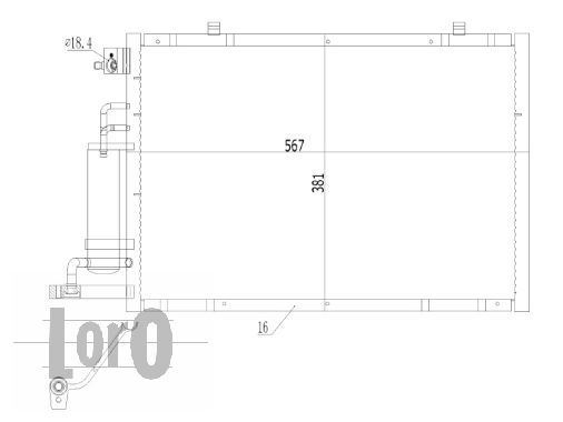 LORO Kondensaator,kliimaseade 017-016-0008