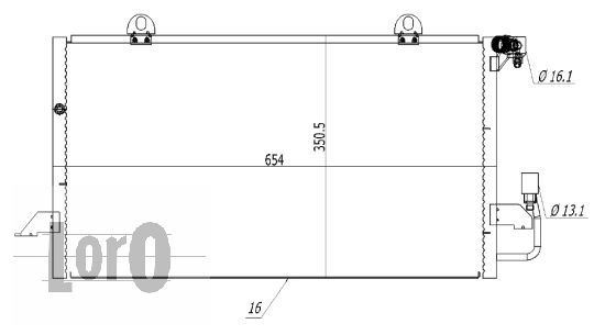 LORO Kondensaator,kliimaseade 027-016-0001