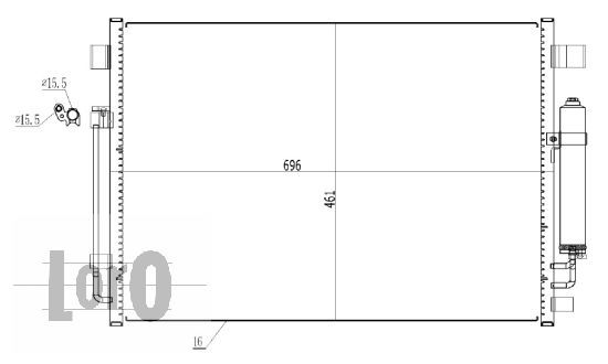 LORO Kondensaator,kliimaseade 035-016-0001