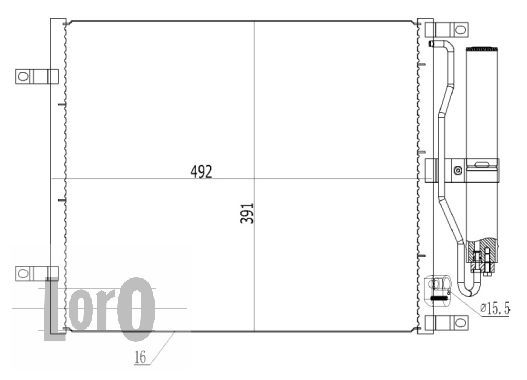 LORO Kondensaator,kliimaseade 035-016-0032