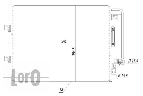 LORO Kondensaator,kliimaseade 042-016-0031