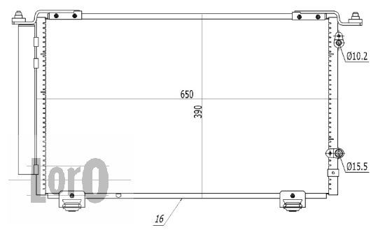 LORO Kondensaator,kliimaseade 051-016-0030