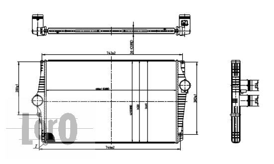 LORO Kompressoriõhu radiaator 052-018-0003