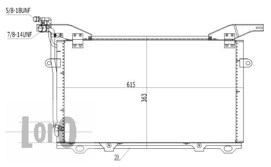 LORO Kondensaator,kliimaseade 054-016-0027