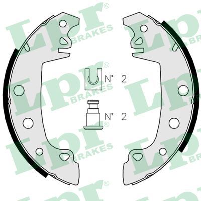 LPR Piduriklotside komplekt 02850