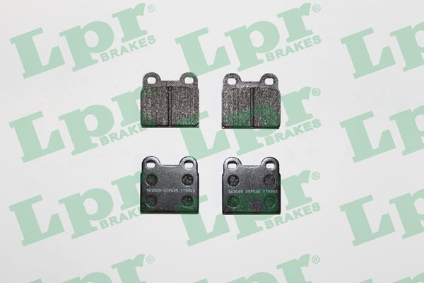 LPR Комплект тормозных колодок, дисковый тормоз 05P025
