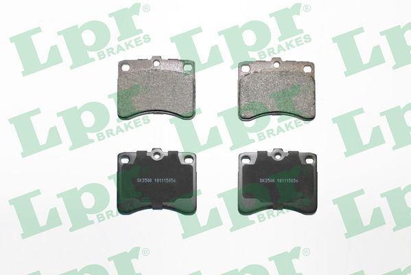 LPR Комплект тормозных колодок, дисковый тормоз 05P056