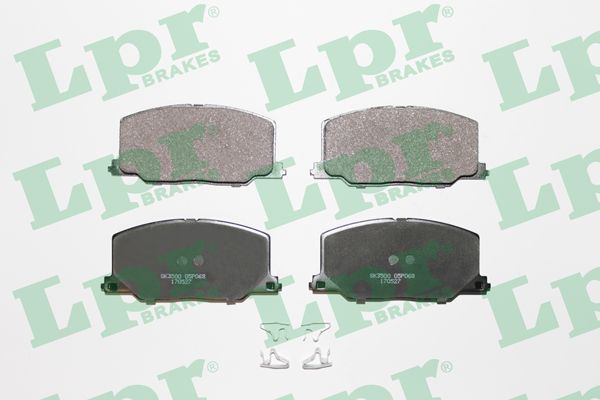LPR Комплект тормозных колодок, дисковый тормоз 05P068