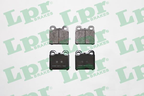 LPR Комплект тормозных колодок, дисковый тормоз 05P112