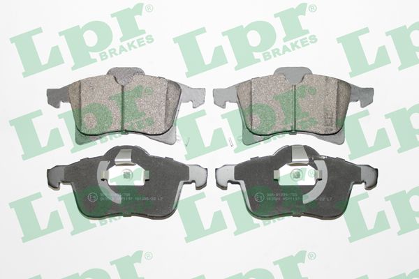 LPR Комплект тормозных колодок, дисковый тормоз 05P1197