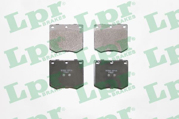 LPR Комплект тормозных колодок, дисковый тормоз 05P126