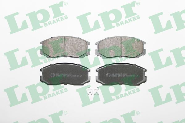 LPR Комплект тормозных колодок, дисковый тормоз 05P1427