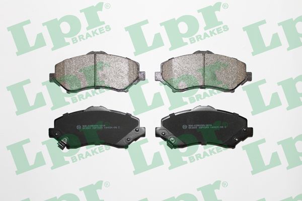 LPR Комплект тормозных колодок, дисковый тормоз 05P1549
