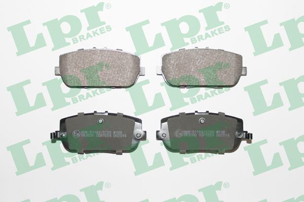 LPR Комплект тормозных колодок, дисковый тормоз 05P1554