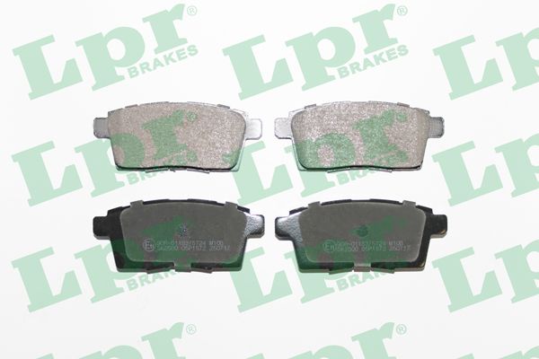 LPR Комплект тормозных колодок, дисковый тормоз 05P1572