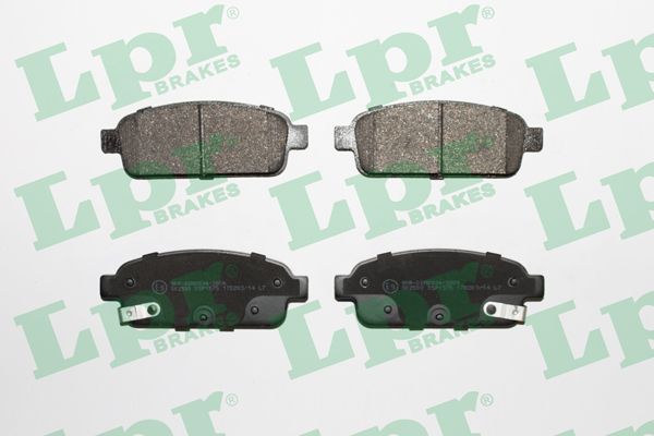 LPR Комплект тормозных колодок, дисковый тормоз 05P1575