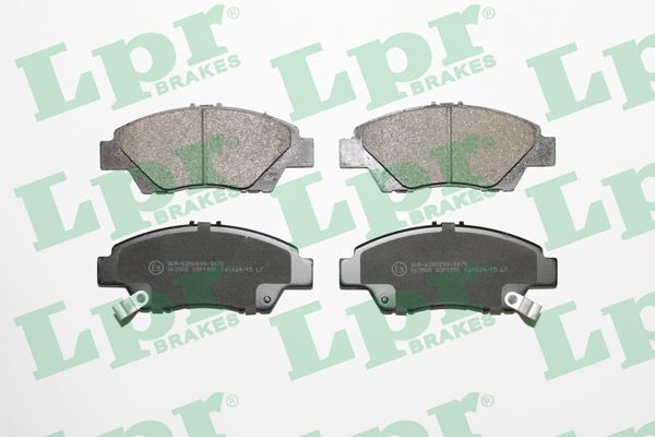 LPR Комплект тормозных колодок, дисковый тормоз 05P1591