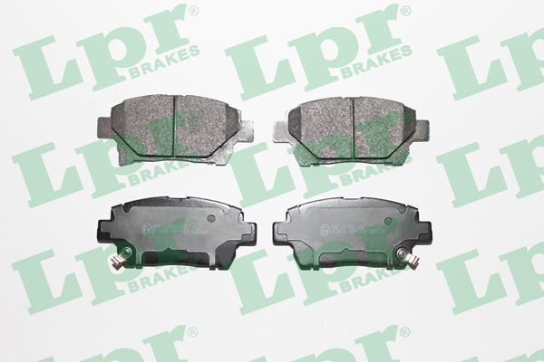 LPR Комплект тормозных колодок, дисковый тормоз 05P1602