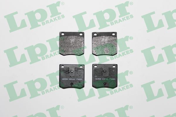 LPR Комплект тормозных колодок, дисковый тормоз 05P165
