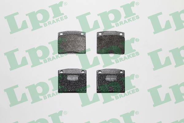 LPR Комплект тормозных колодок, дисковый тормоз 05P173