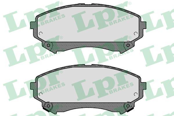 LPR Комплект тормозных колодок, дисковый тормоз 05P1778