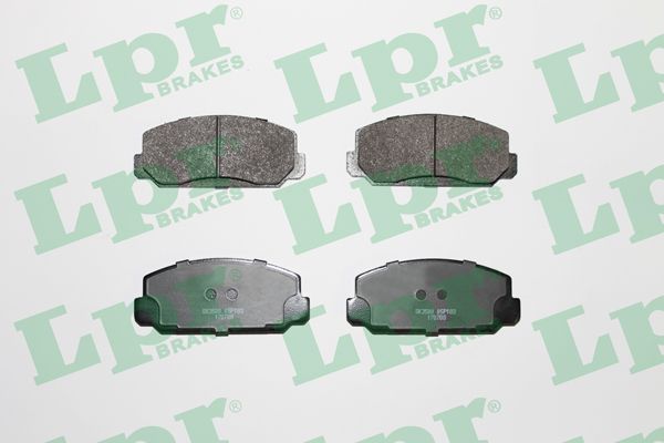 LPR Комплект тормозных колодок, дисковый тормоз 05P183