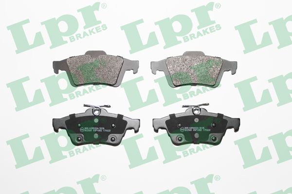 LPR Комплект тормозных колодок, дисковый тормоз 05P1882