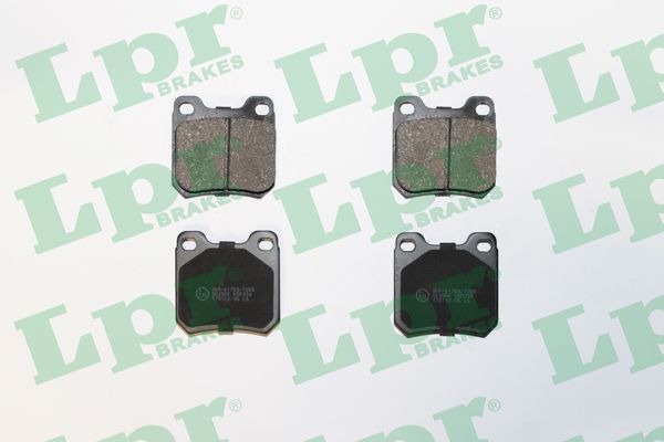 LPR Комплект тормозных колодок, дисковый тормоз 05P334