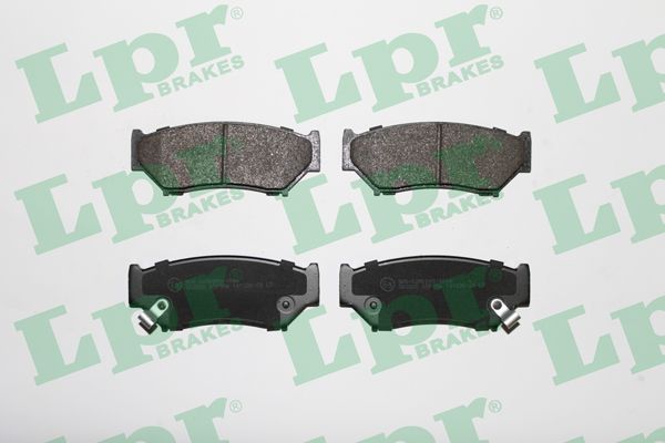 LPR Комплект тормозных колодок, дисковый тормоз 05P396
