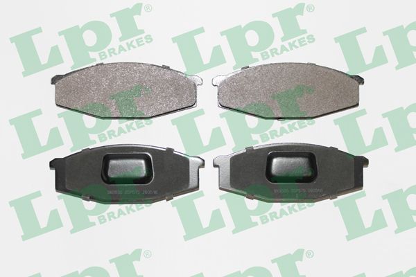 LPR Комплект тормозных колодок, дисковый тормоз 05P575