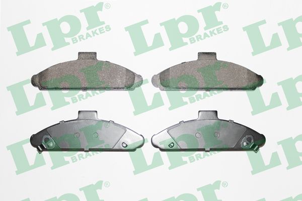 LPR Комплект тормозных колодок, дисковый тормоз 05P579