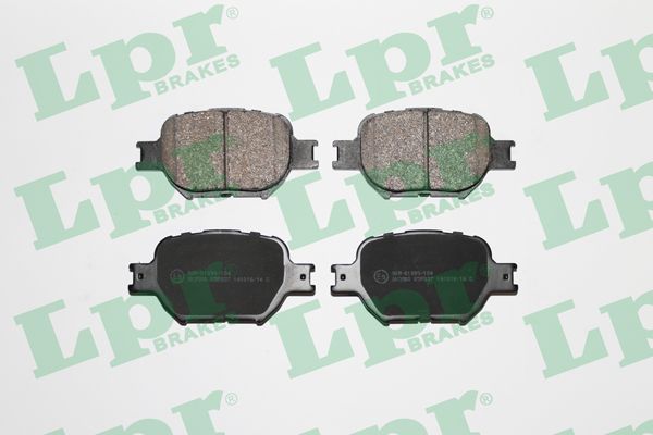 LPR Комплект тормозных колодок, дисковый тормоз 05P837